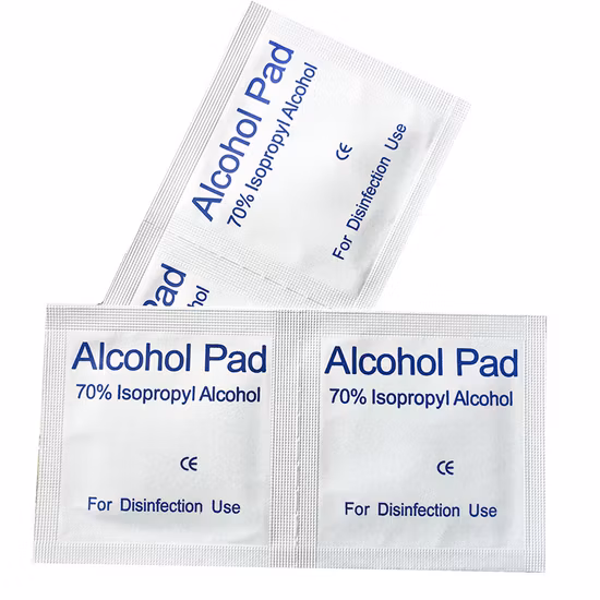 Hisopos/almohadillas/toallitas médicas desechables no