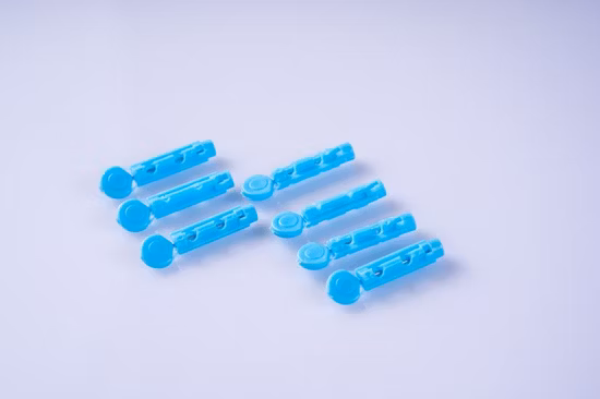 Lanceta de sangre estéril de la torsión del acero inoxidable de la prueba diabética de los materiales desechables médicos