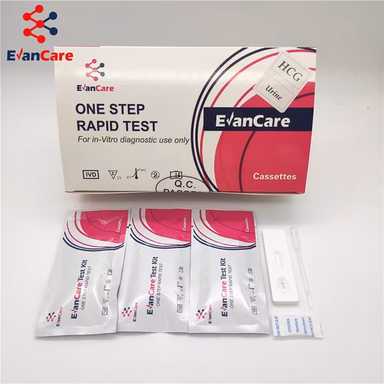 Kit de prueba de embarazo HCG de etiqueta privada
