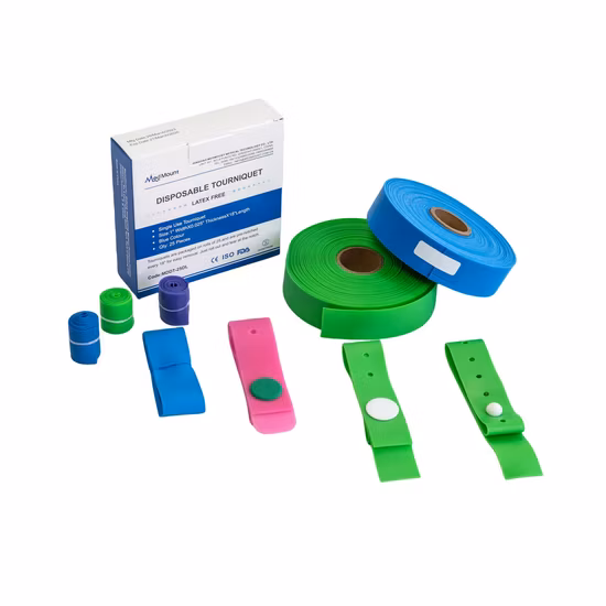 Torniquete médico disponible de la extracción de sangre de la liberación rápida de la emergencia libre del látex de los primeros auxilios