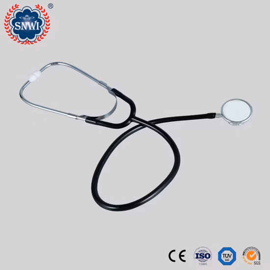Estetoscopio de aluminio anodizado profesional de doble cabezal, precio competitivo, con anti